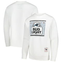 Carolina Panthers Mitchell & Ness x Bud Light The Crest Pullover Sweatshirt