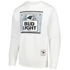 Carolina Panthers Mitchell & Ness x Bud Light The Crest Pullover Sweatshirt