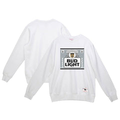 New Orleans Saints Mitchell & Ness x Bud Light The Crest Pullover Sweatshirt