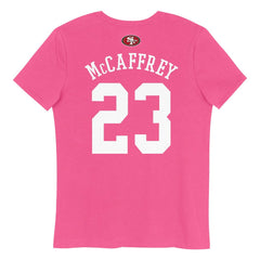 San Francisco 49ers Christian McCaffrey Girls Youth Player Name & Number T-Shirt