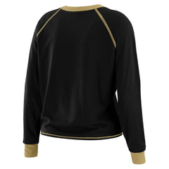 New Orleans Saints WEAR by Erin Andrews Women's Plus Size Tie-Front Long Sleeve Top
