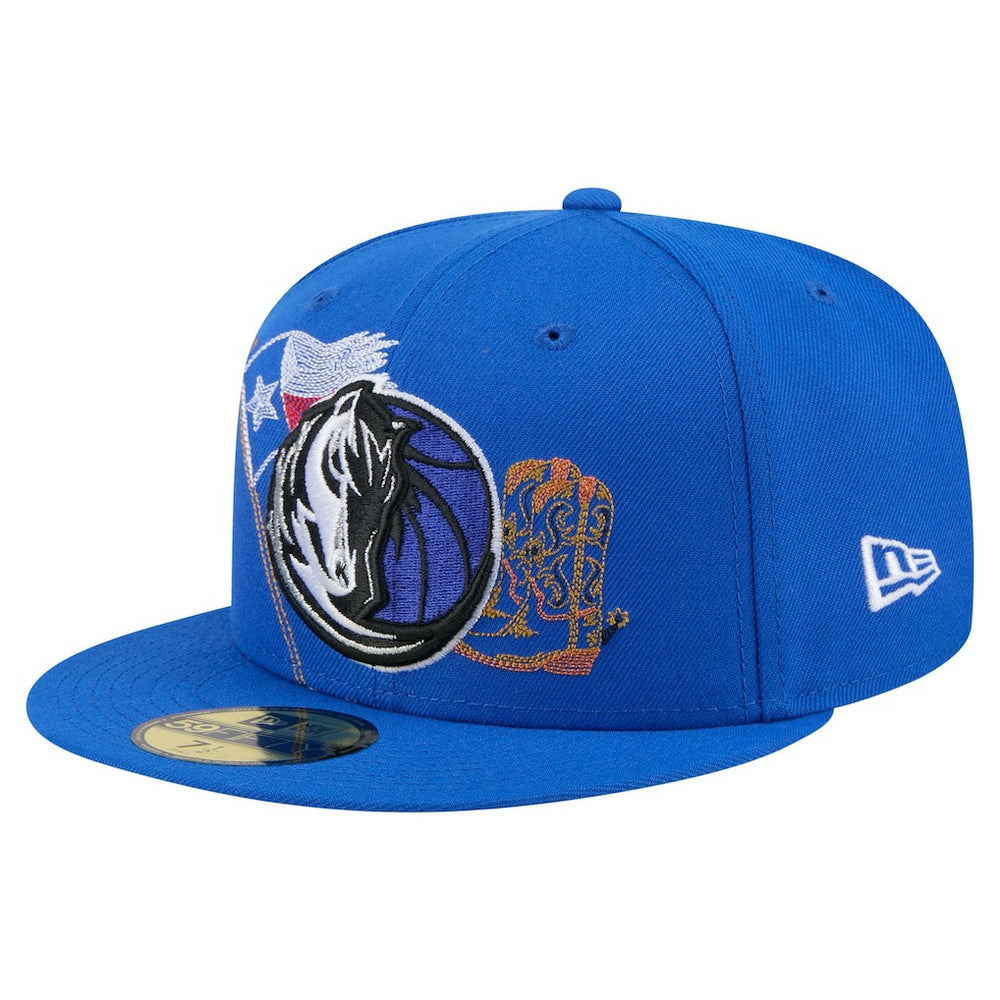 Dallas Mavericks State Stitch 59FIFTY Fitted Hat sale Online