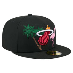 Miami Heat State Stitch 59FIFTY Fitted Hat Outlet
