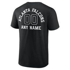 Atlanta Falcons Personalized Name & Number Monochrome T-Shirt