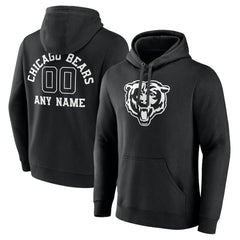 Chicago Bears Personalized Name & Number Pullover Hoodie
