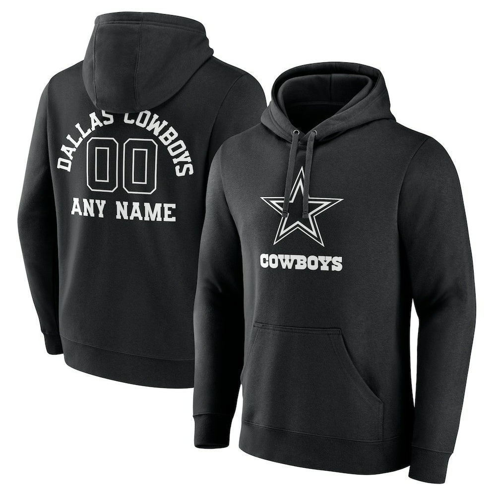 Dallas Cowboys Personalized Name & Number Pullover Hoodie