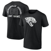 Jacksonville Jaguars Personalized Name & Number Monochrome T-Shirt