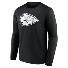 Kansas City Chiefs Personalized Name & Number Monochrome Long Sleeve T-Shirt