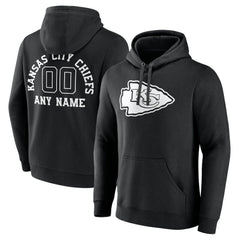 Kansas City Chiefs Personalized Name & Number Pullover Hoodie