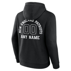 New England Patriots Personalized Name & Number Pullover Hoodie