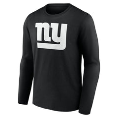 New York Giants Personalized Name & Number Monochrome Long Sleeve T-Shirt
