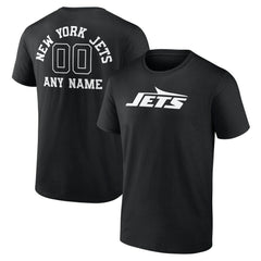 New York Jets Personalized Name & Number Monochrome T-Shirt