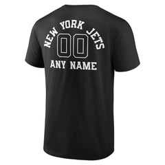 New York Jets Personalized Name & Number Monochrome T-Shirt