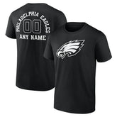 Philadelphia Eagles Personalized Name & Number Monochrome T-Shirt