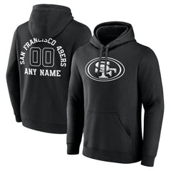San Francisco 49ers Personalized Name & Number Pullover Hoodie
