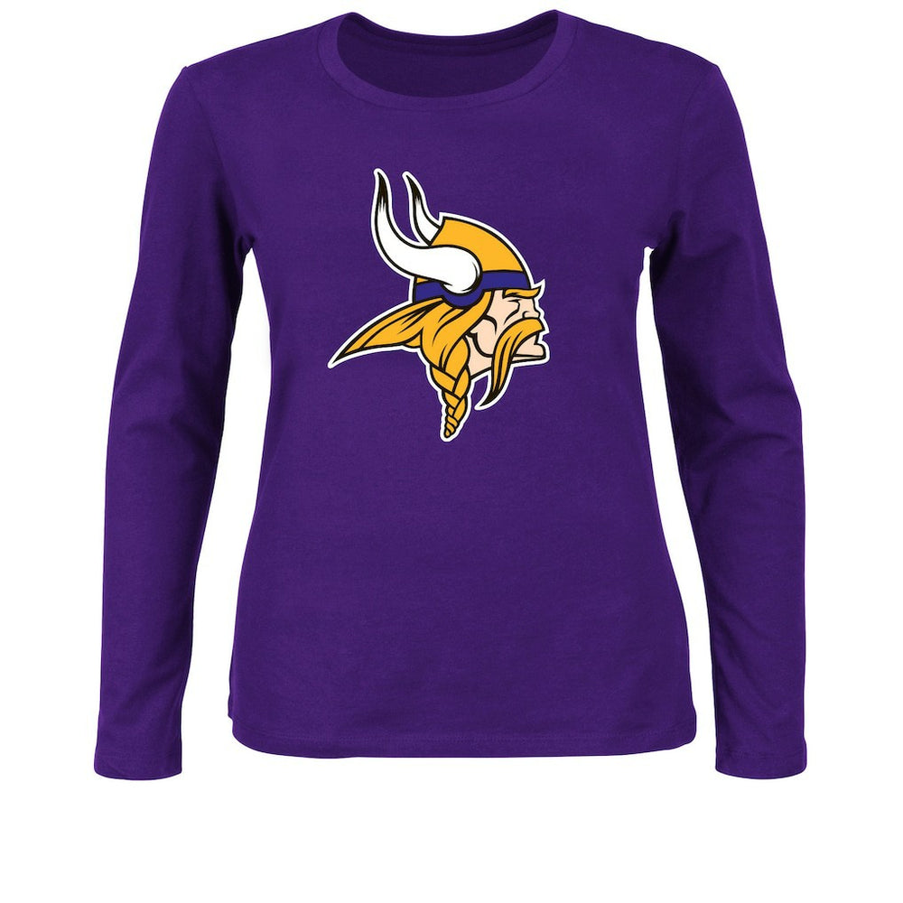 Minnesota Vikings Fanatics Women's Plus Size Long Sleeve T-Shirt