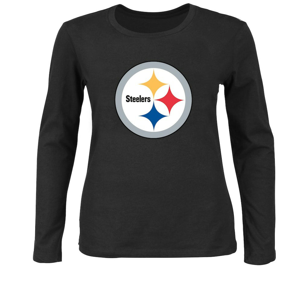 Pittsburgh Steelers Fanatics Women's Plus Size Long Sleeve T-Shirt