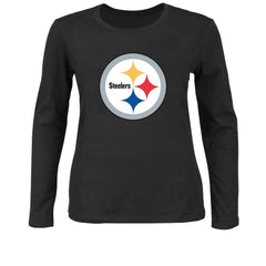 Pittsburgh Steelers Fanatics Women's Plus Size Long Sleeve T-Shirt