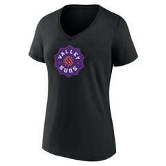 Valley Suns Women's Primary Logo V-Neck T-Shirt New