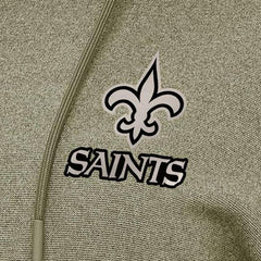New Orleans Saints Antigua Women's Justice Pullover Hoodie