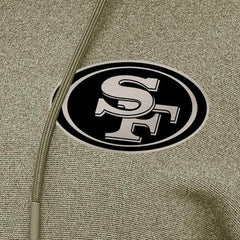 San Francisco 49ers Antigua Women's Justice Pullover Hoodie