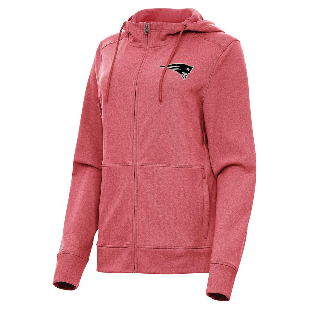 New England Patriots Antigua Women's Seeker Full-Zip Hoodie Jacket