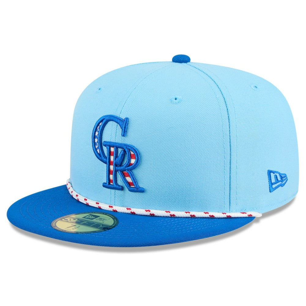 Colorado Rockies New Era 2025 Fourth of July 59FIFTY Fitted Hat | MLB Sale