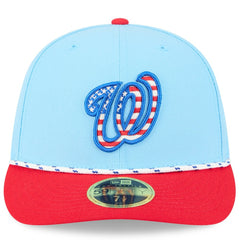 Washington Nationals New Era 2025 Fourth of July Low Profile 59FIFTY Fitted Hat | MLB Discount
