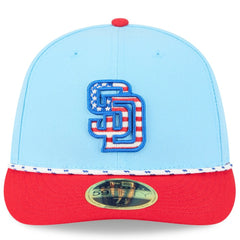 San Diego Padres New Era 2025 Fourth of July Low Profile 59FIFTY Fitted Hat | MLB US