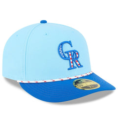 Colorado Rockies New Era 2025 Fourth of July Low Profile 59FIFTY Fitted Hat | MLB For sale