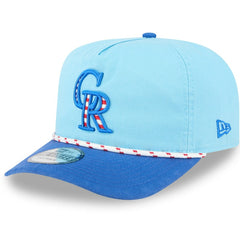 Colorado Rockies New Era 2025 Fourth of July Golfer Snapback Hat | MLB Outlet
