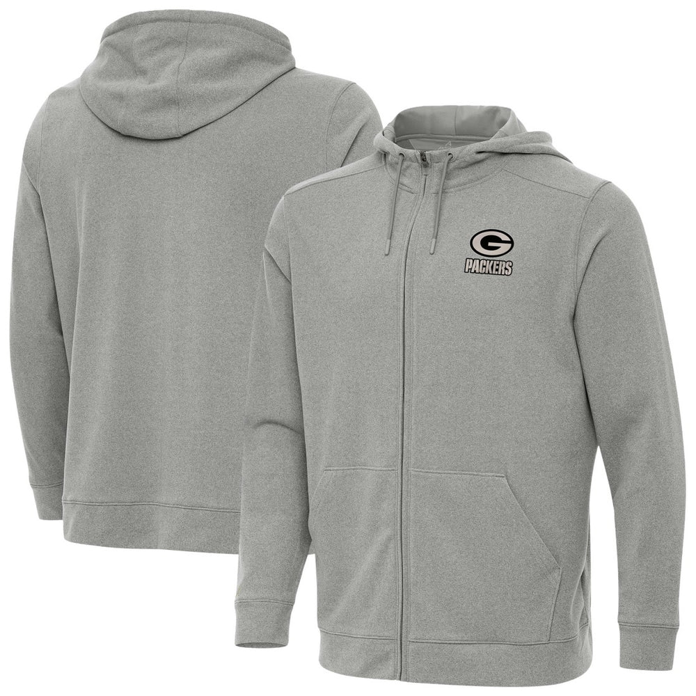 Green Bay Packers Antigua Effortless Full-Zip Hoodie Jacket