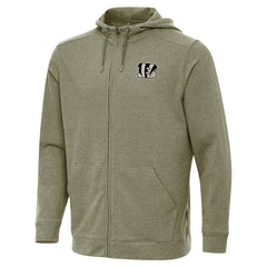 Cincinnati Bengals Antigua Effortless Full-Zip Hoodie Jacket