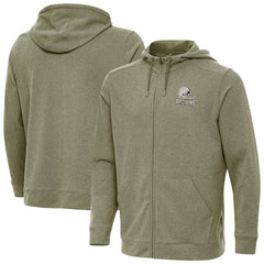 Cleveland Browns Antigua Effortless Full-Zip Hoodie Jacket