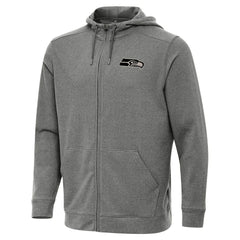 Seattle Seahawks Antigua Effortless Full-Zip Hoodie Jacket