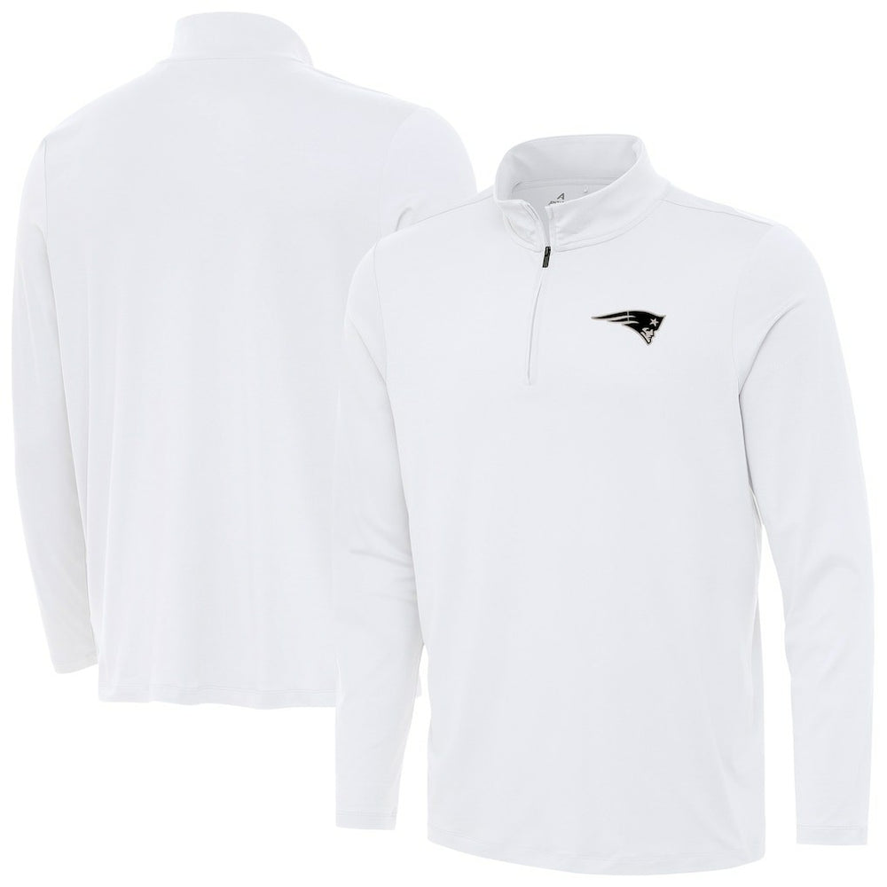 New England Patriots Antigua Reprocess Quarter-Zip Top