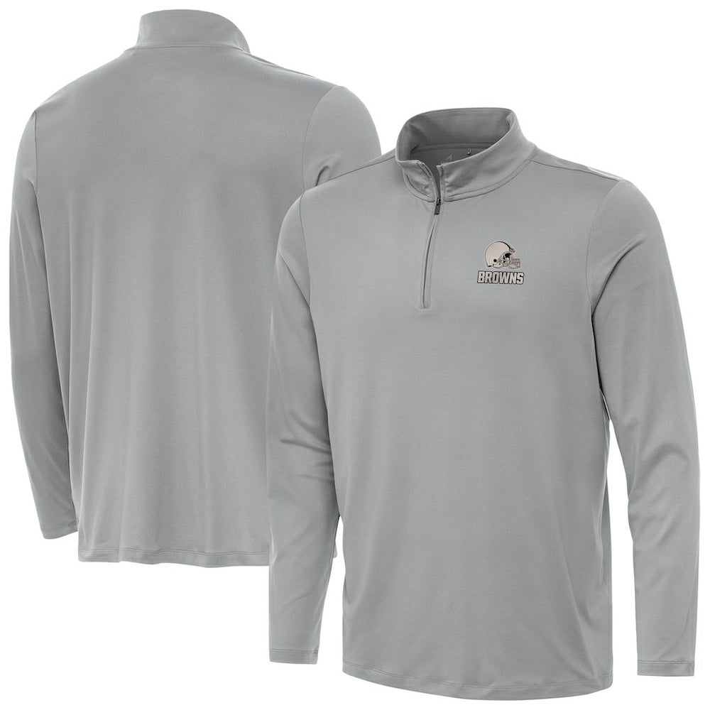 Cleveland Browns Antigua Reprocess Quarter-Zip Top
