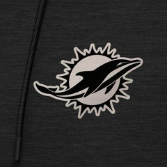 Miami Dolphins Antigua Spikes Raglan Quarter-Zip Hoodie
