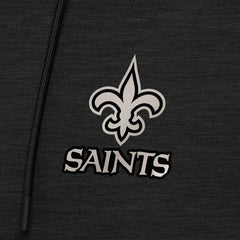 New Orleans Saints Antigua Spikes Raglan Quarter-Zip Hoodie