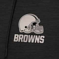Cleveland Browns Antigua Spikes Raglan Quarter-Zip Hoodie