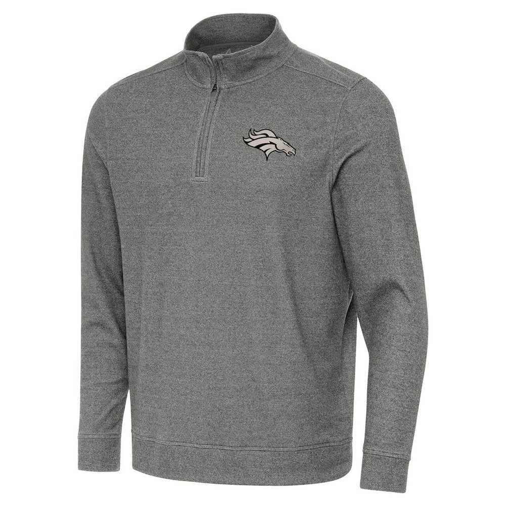 Denver Broncos Antigua Subtle Quarter-Zip Top