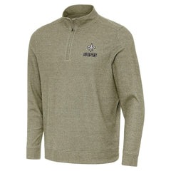 New Orleans Saints Antigua Subtle Quarter-Zip Top
