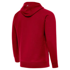 Atlanta Falcons Antigua Brushed Carbon Victory Pullover Hoodie