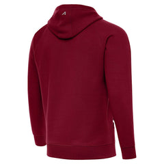 Arizona Cardinals Antigua Brushed Carbon Victory Pullover Hoodie