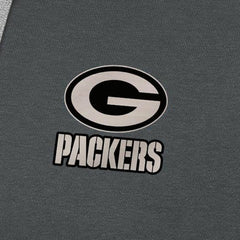 Green Bay Packers Antigua Brushed Carbon Victory Pullover Hoodie