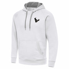 Houston Texans Antigua Brushed Carbon Victory Pullover Hoodie