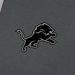 Detroit Lions Antigua Brushed Carbon Victory Pullover Hoodie