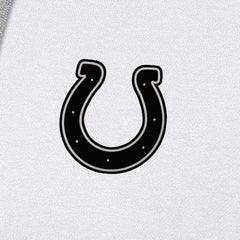 Indianapolis Colts Antigua Brushed Carbon Victory Pullover Hoodie