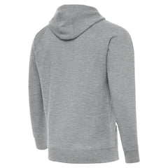 New York Jets Antigua Brushed Carbon Victory Pullover Hoodie