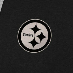 Pittsburgh Steelers Antigua Brushed Carbon Victory Pullover Hoodie